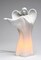 Ceramic Dancing Angel Night Light, Home Décor, Religious Décor, Religious Gift, Church Décor, Baptism Gift